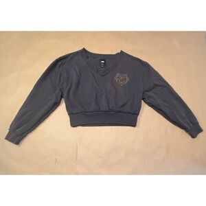 Vans Black Cropped Sweatshirt Women XS
